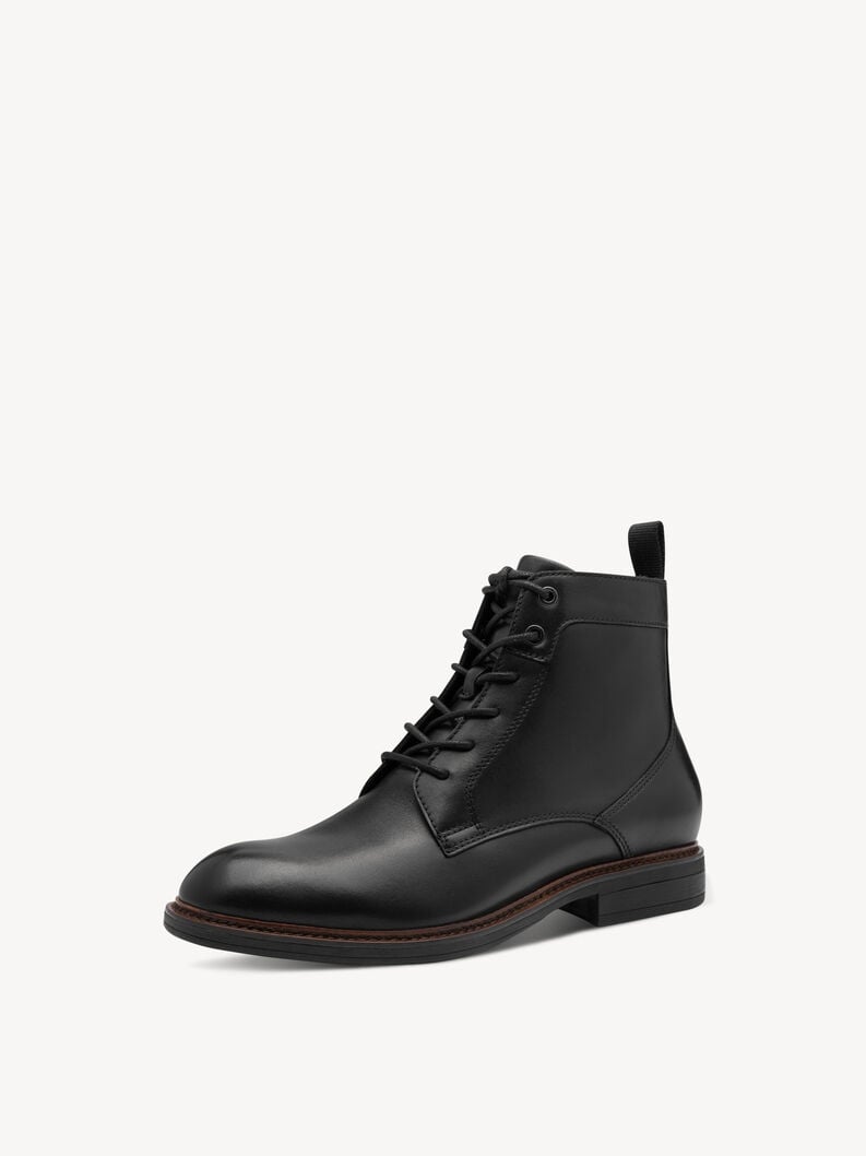 cuir chausson - noir 1-15101-45-001 acheter des tamaris des hommes de la cheville bottes en ligne