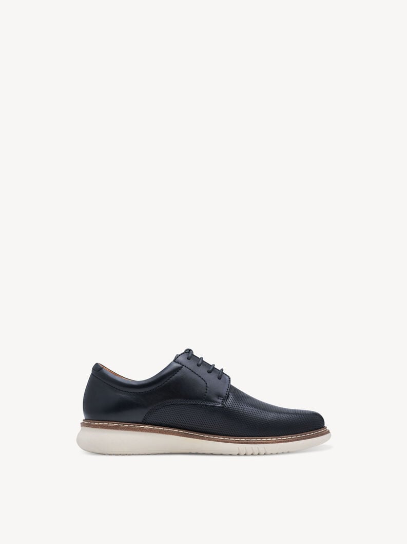 cuir low chaussures bleu 1-13201-44-805 acheter tamaris chaussures lacées en ligne