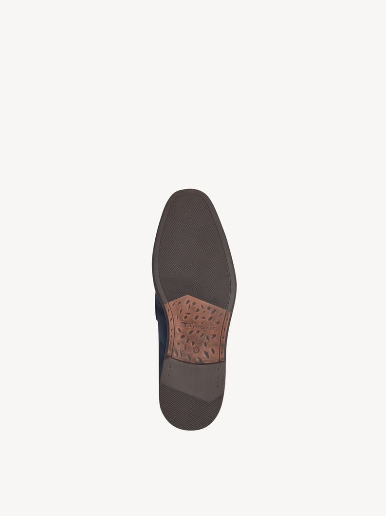 cuir pantoufle bleu 1-14204-44-805 acheter tamaris chaussons en ligne