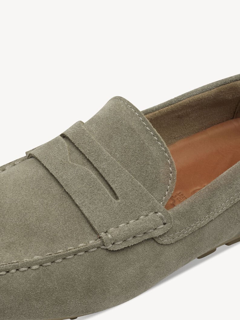 cuir pantoufle verte 1-14600-44-771 acheter tamaris chaussons en ligne