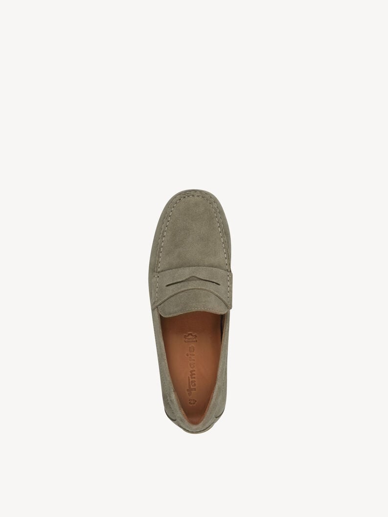 cuir pantoufle verte 1-14600-44-771 acheter tamaris chaussons en ligne