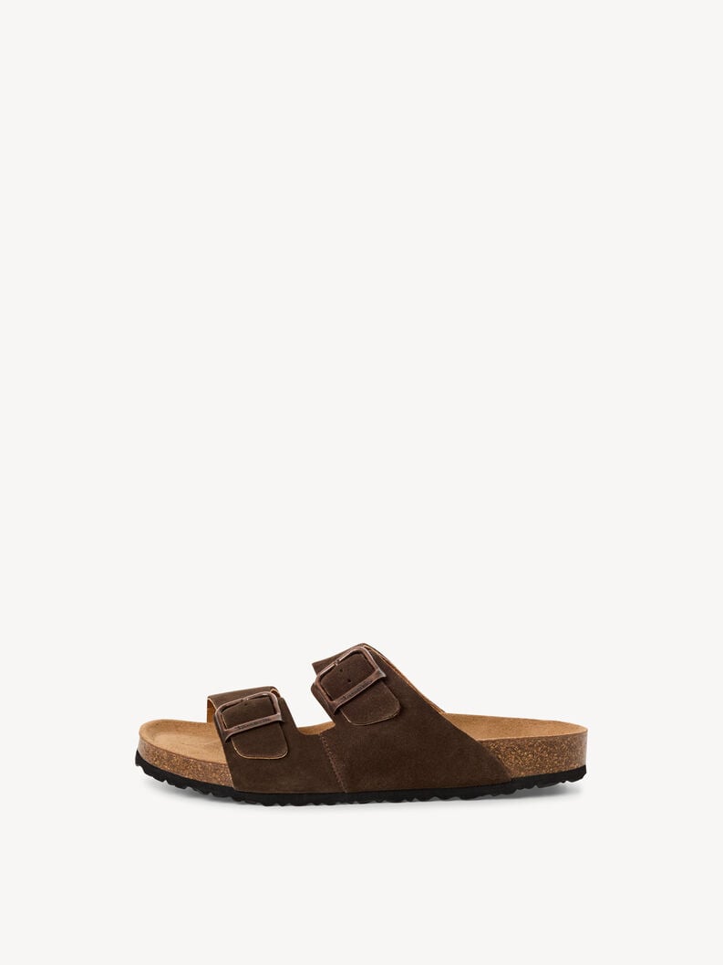 cuir de mule marron 1-17400-44-304 acheter tamaris mules en ligne