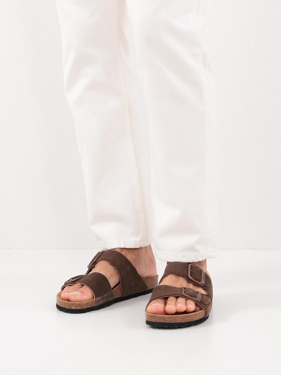 cuir de mule marron 1-17400-44-304 acheter tamaris mules en ligne