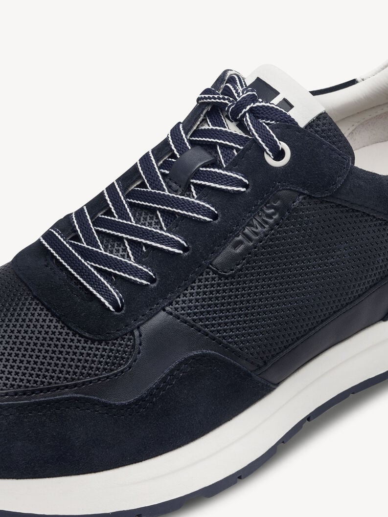 cuir baskets - bleu 1-13603-44-805 acheter des baskets tamaris en ligne