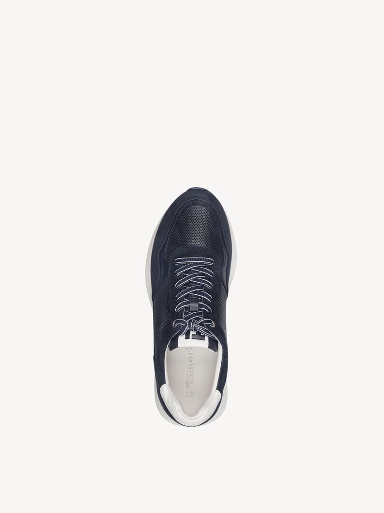 cuir baskets - bleu 1-13603-44-805 acheter des baskets tamaris en ligne