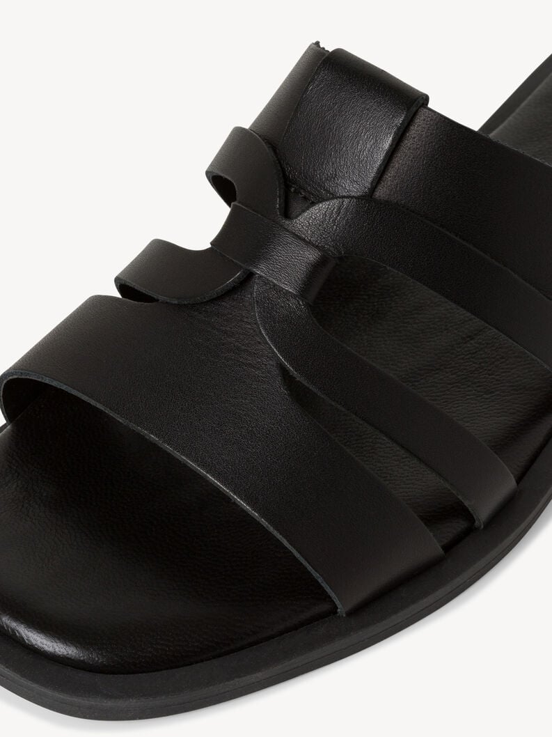 le cuir de la mule - noire 1-27103-42-001 acheter tamaris mules en ligne
