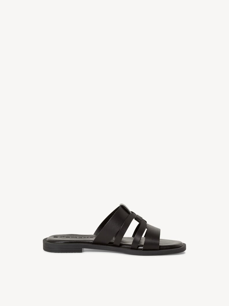 le cuir de la mule - noire 1-27103-42-001 acheter tamaris mules en ligne
