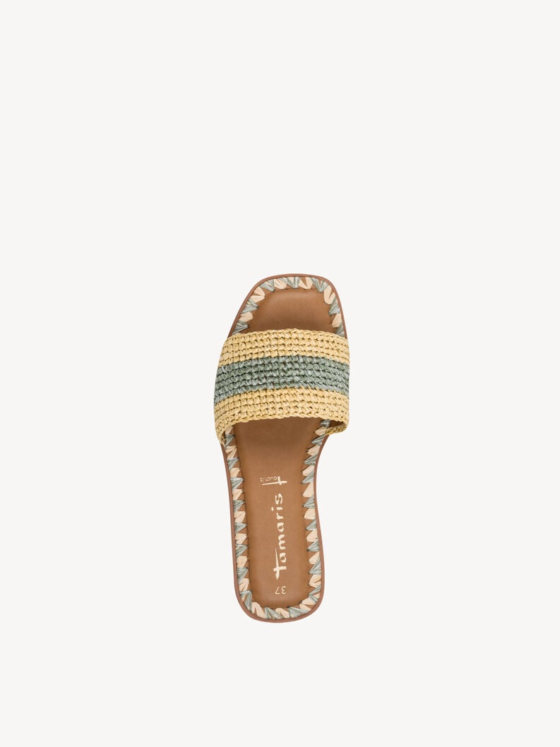mule - vert 1-27117-44-761 acheter tamaris mules en ligne