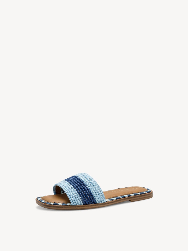 mule - bleu 1-27117-44-897 acheter tamaris mules en ligne