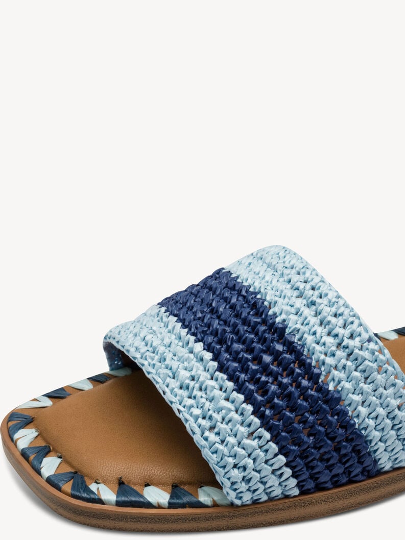 mule - bleu 1-27117-44-897 acheter tamaris mules en ligne