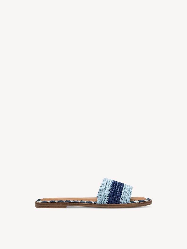mule - bleu 1-27117-44-897 acheter tamaris mules en ligne