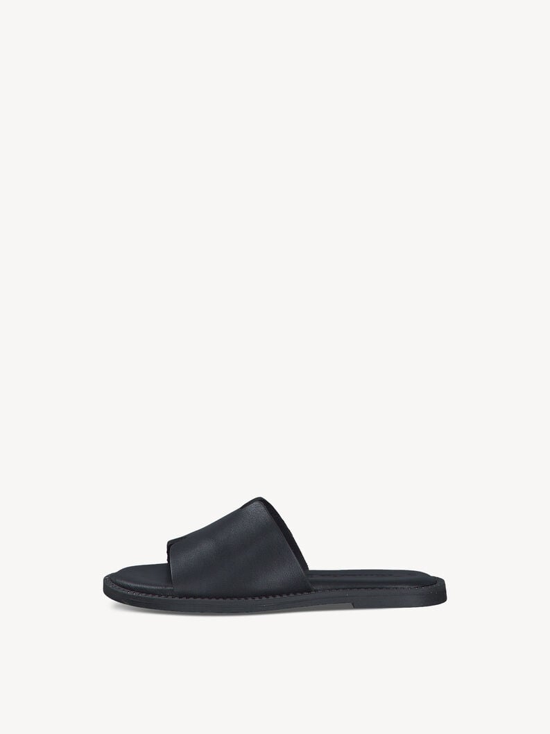 le cuir de la mule - noire 1-27135-42-001 acheter tamaris mules en ligne