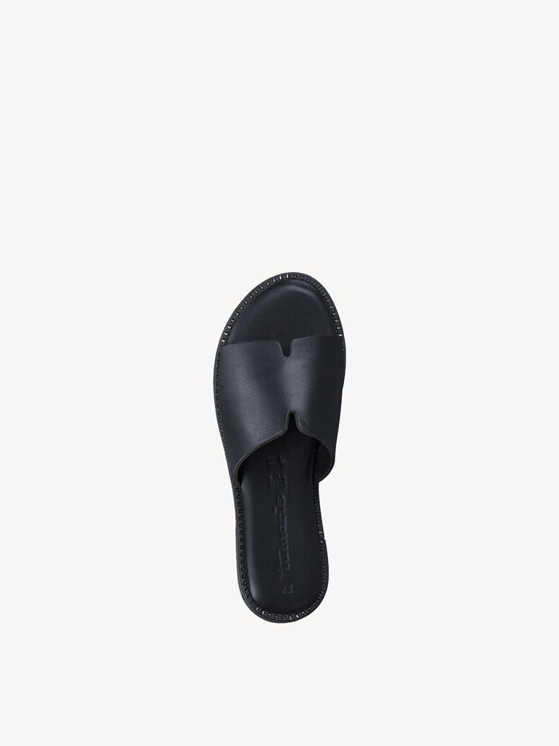 le cuir de la mule - noire 1-27135-42-001 acheter tamaris mules en ligne