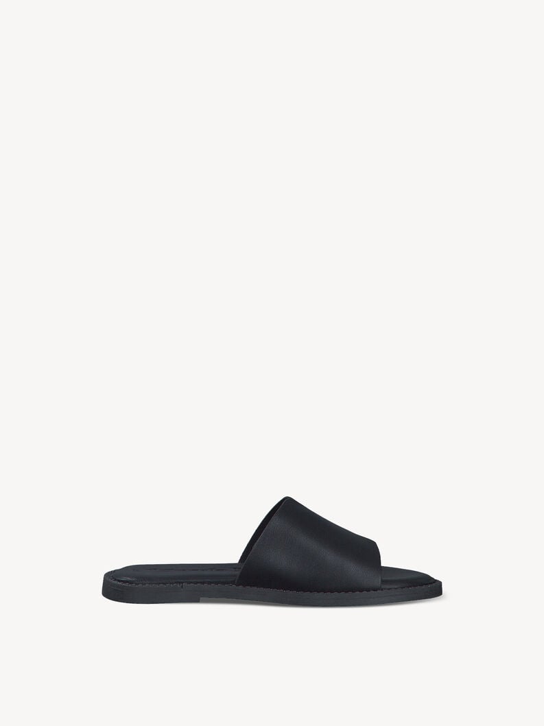 le cuir de la mule - noire 1-27135-42-001 acheter tamaris mules en ligne