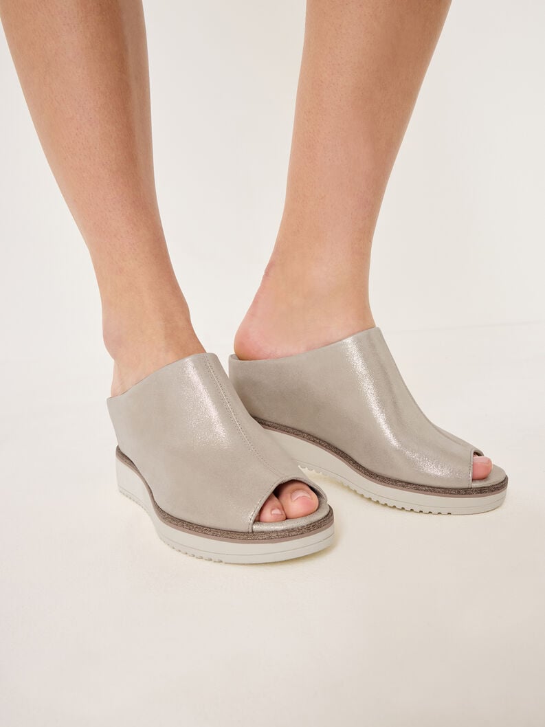 cuir de mule beige 1-27200-42-179 acheter tamaris mules en ligne