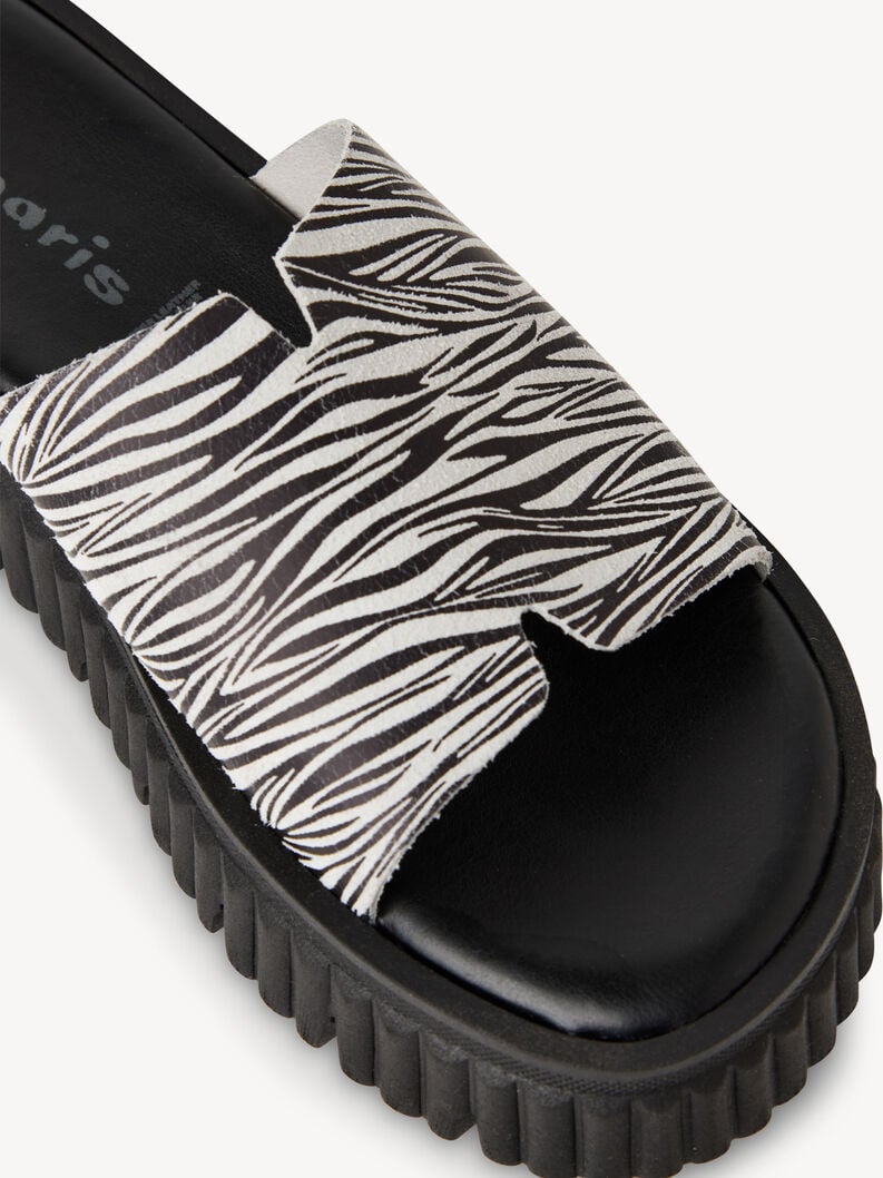 le cuir de la mule - noire 1-27216-44-969 acheter tamaris mules en ligne