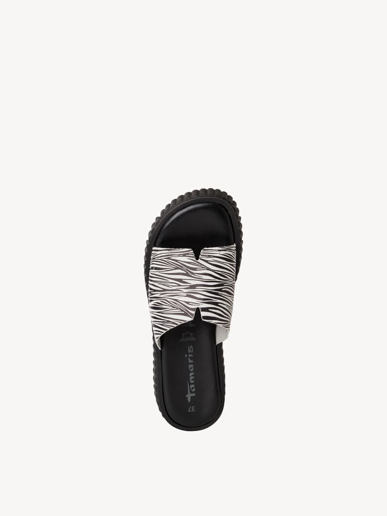 le cuir de la mule - noire 1-27216-44-969 acheter tamaris mules en ligne