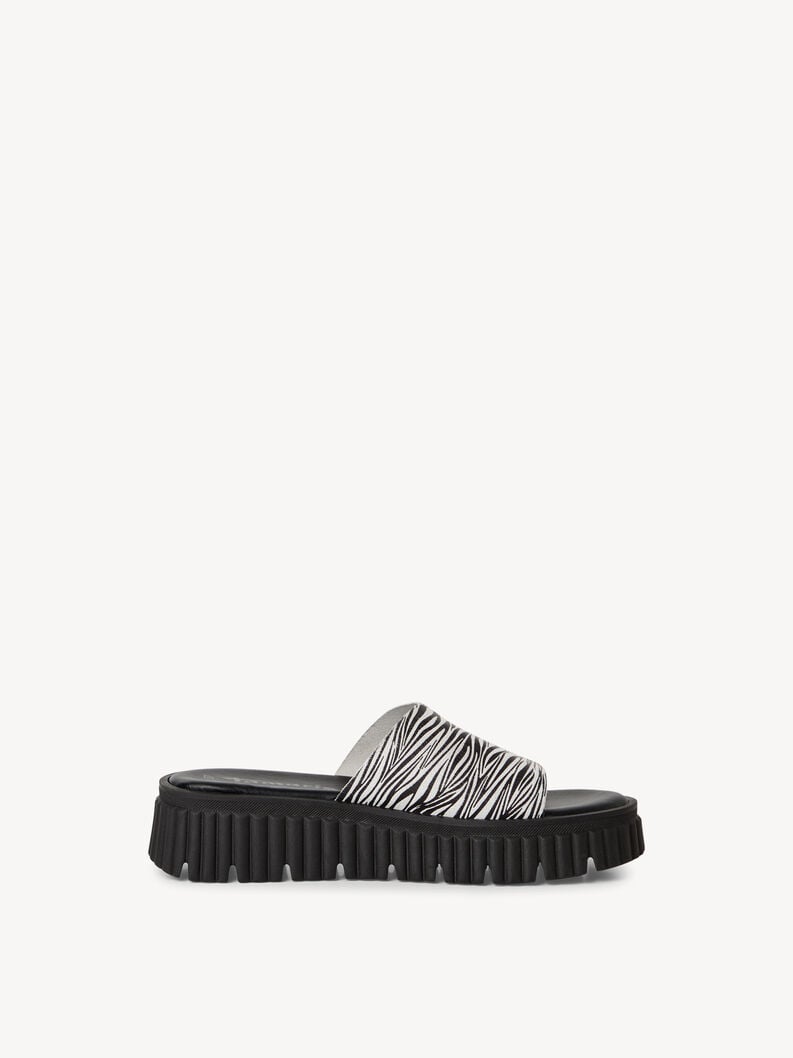 le cuir de la mule - noire 1-27216-44-969 acheter tamaris mules en ligne