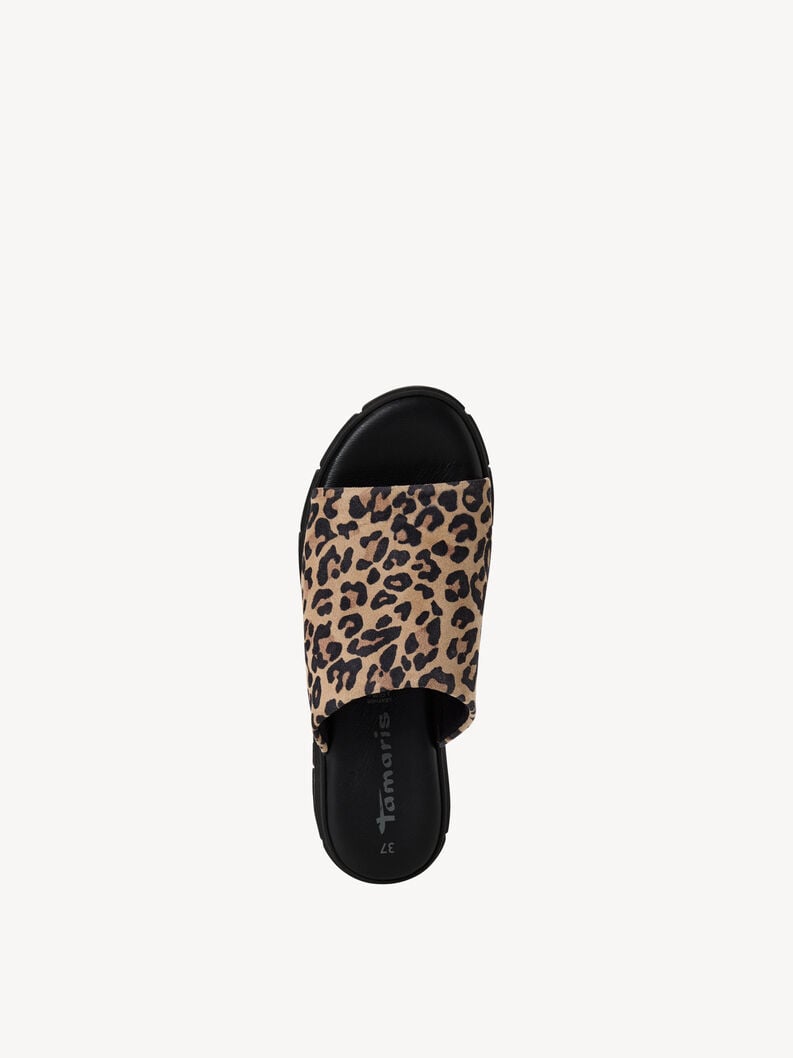 cuir de mule marron 1-27252-42-360 acheter tamaris mules en ligne