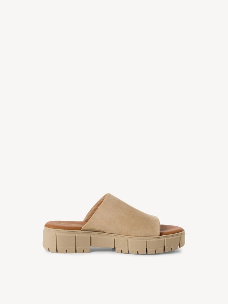 cuir de mule marron 1-27252-42-436 acheter tamaris mules en ligne
