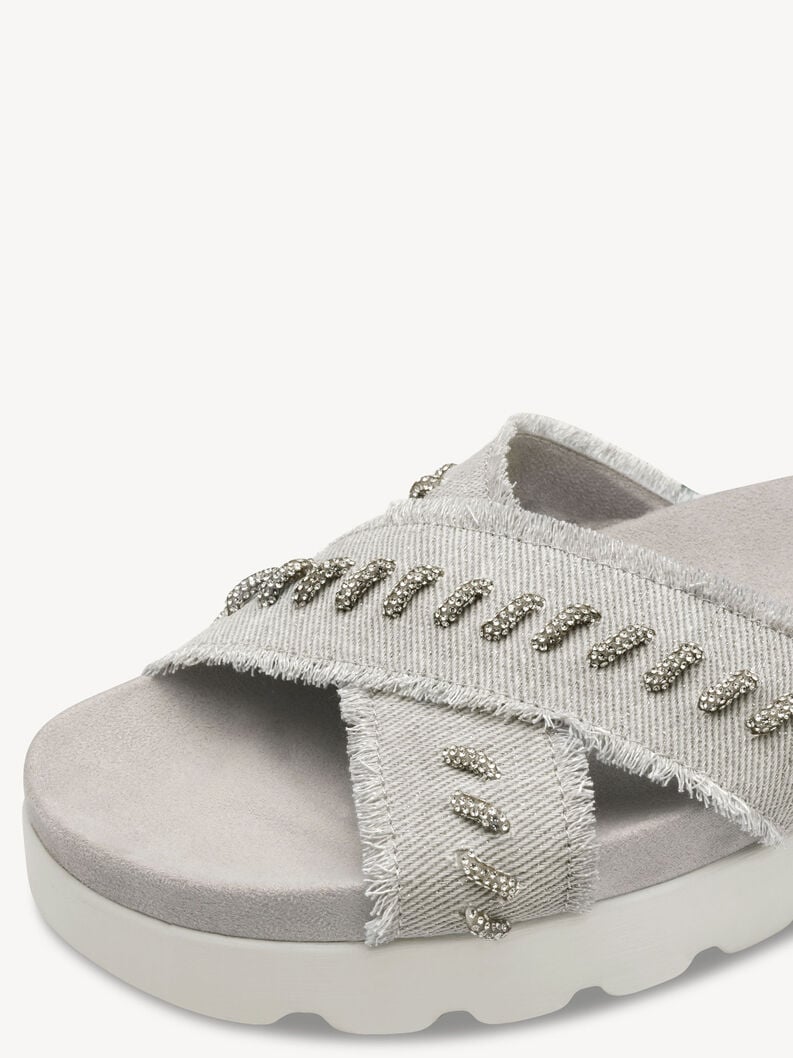mule - gris 1-27413-44-200 acheter tamaris mules en ligne