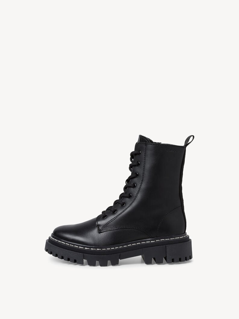 cuir chausson - noir 1-25276-41-003 acheter tamaris bottines en ligne