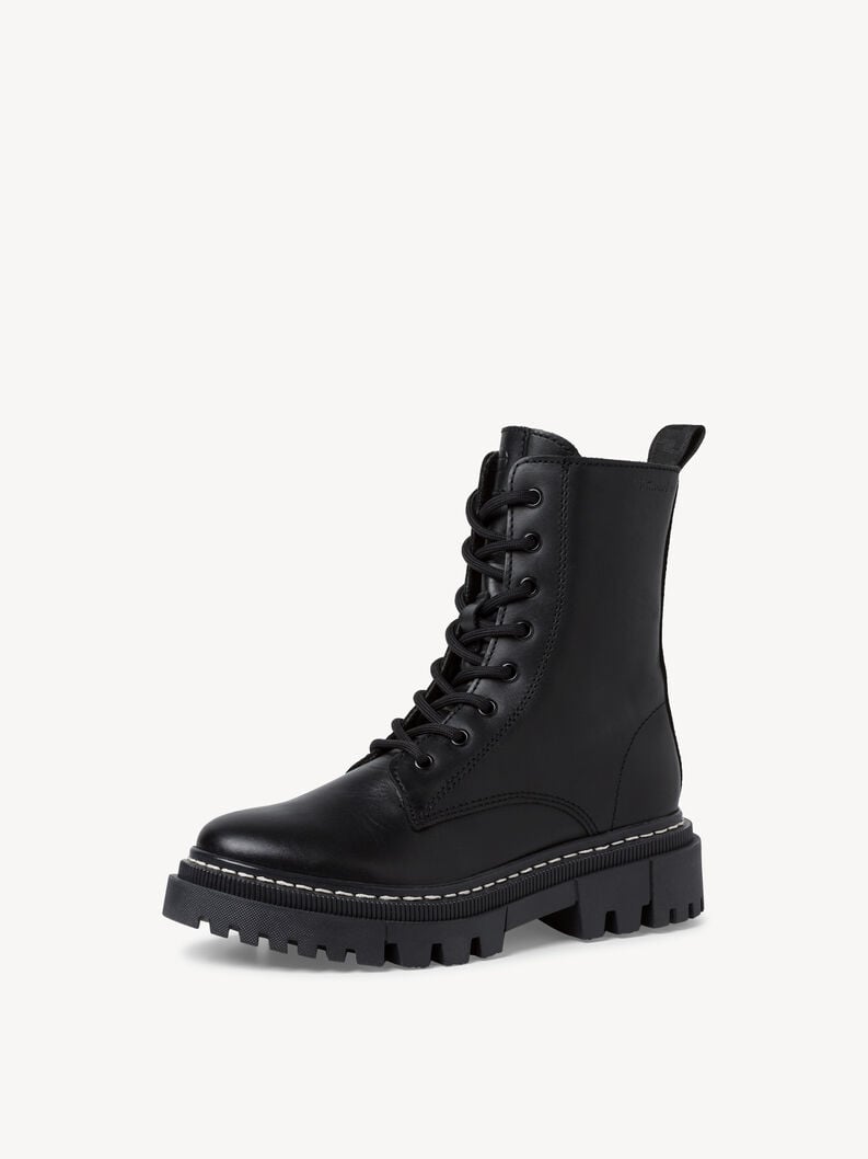 cuir chausson - noir 1-25276-41-003 acheter tamaris bottines en ligne