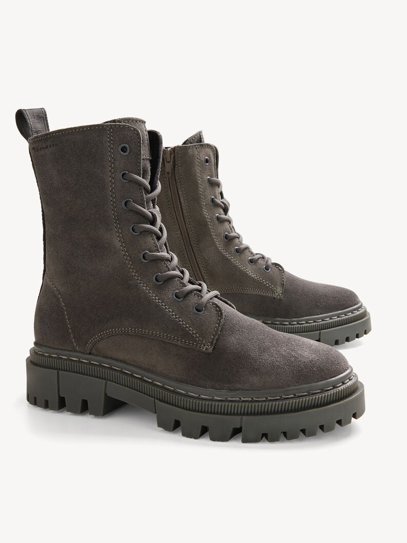 cuir chausson - gris 1-25276-41-214 acheter tamaris bottines en ligne