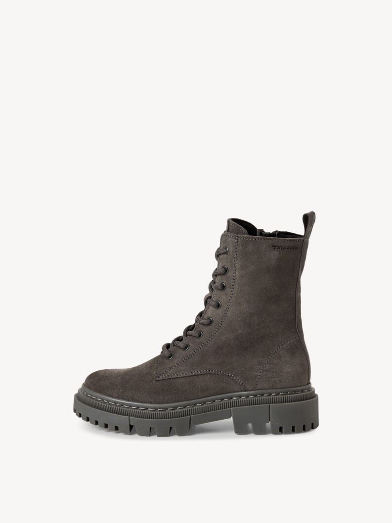 cuir chausson - gris 1-25276-41-214 acheter tamaris bottines en ligne