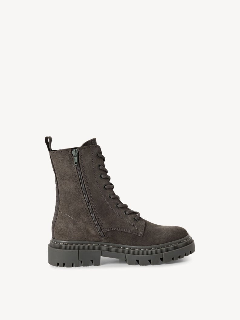 cuir chausson - gris 1-25276-41-214 acheter tamaris bottines en ligne