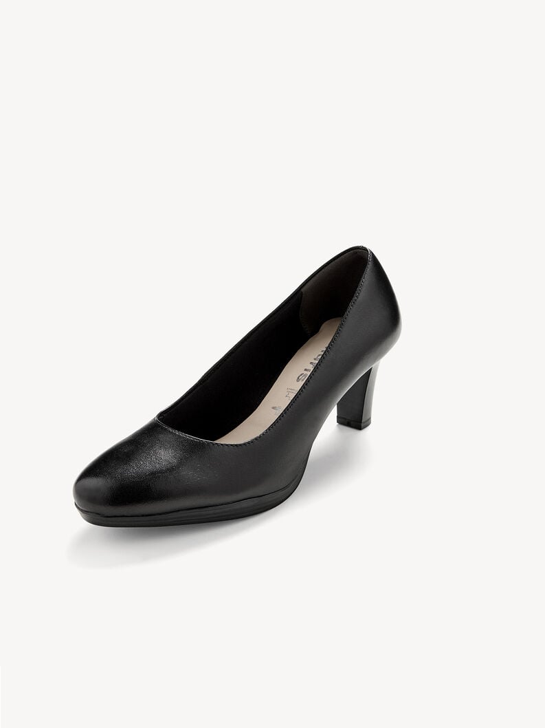 escarpins en cuir - noir 1-22410-41-001 acheter des tamaris des tenues pour le travail en ligne