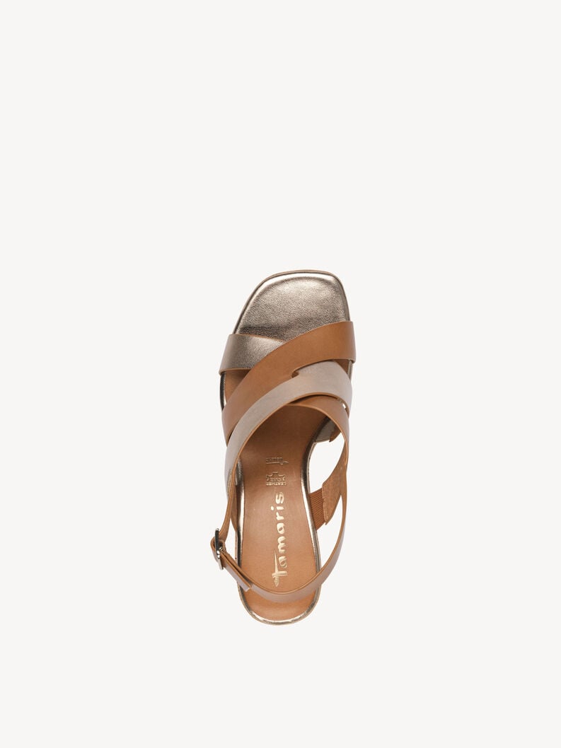 À talons hauts sandales - brun 1-28312-44-392 acheter tamaris sandales en ligne