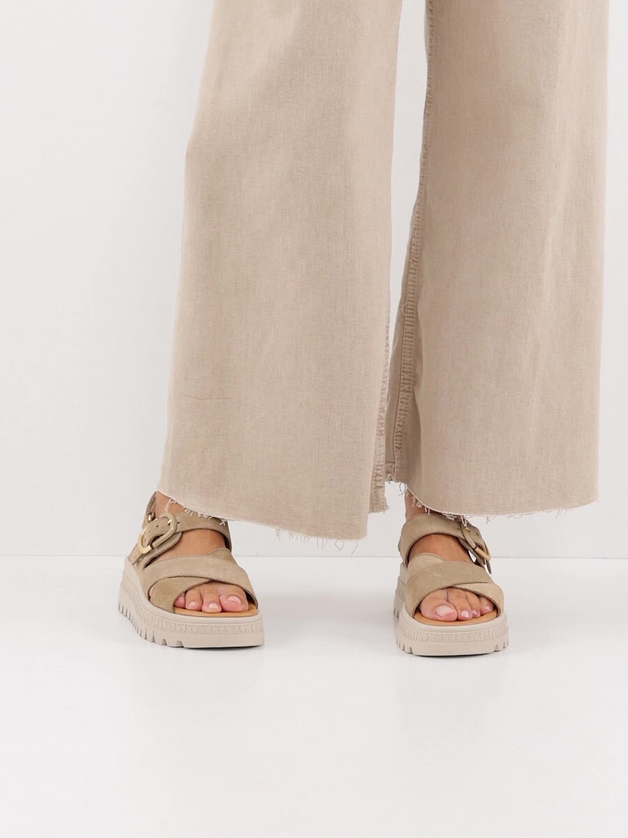 en cuir à talons hauts sandales - beige 1-28704-44-341 acheter tamaris sandales en ligne