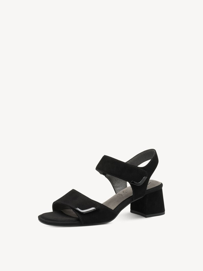 en cuir à talons hauts sandales - noir 8-88317-44-019 acheter tamaris sandales en ligne