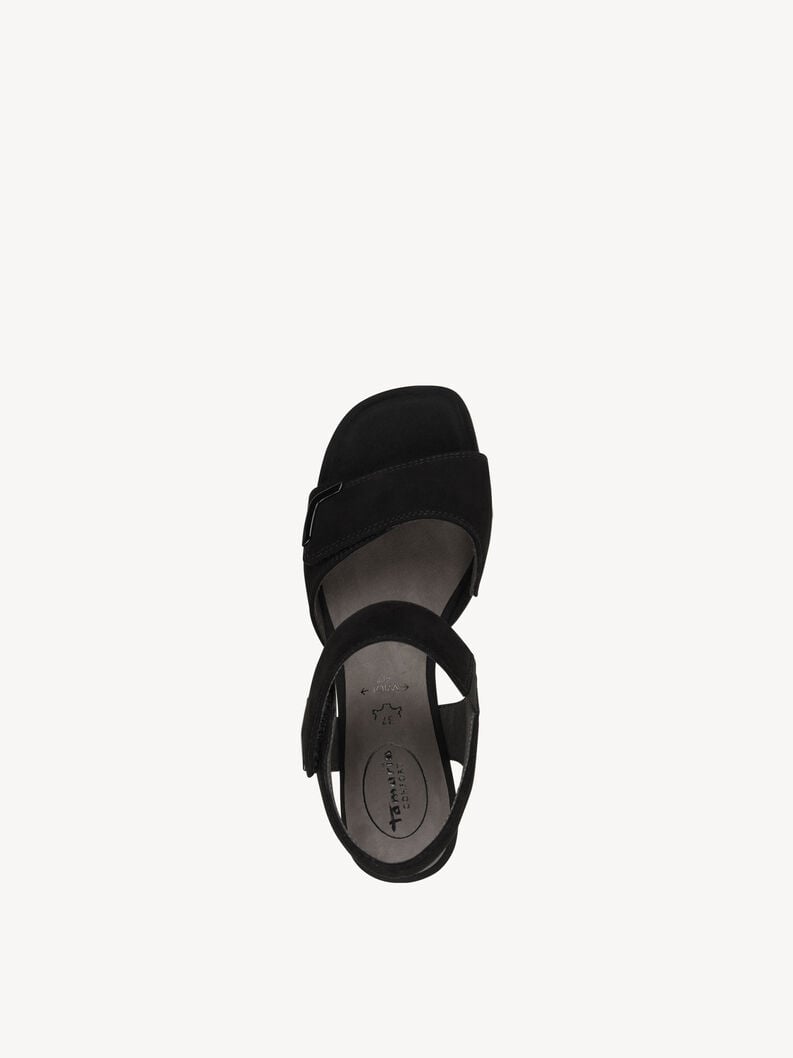 en cuir à talons hauts sandales - noir 8-88317-44-019 acheter tamaris sandales en ligne