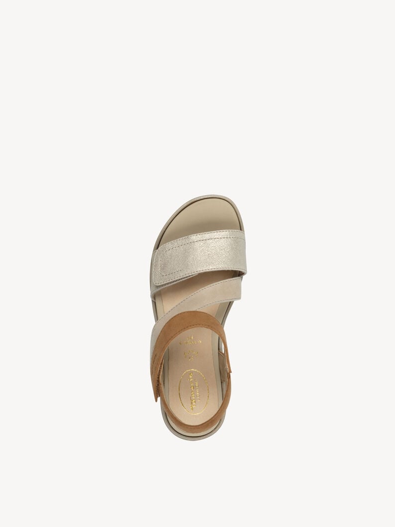en cuir à talons hauts sandales - brun 8-88705-44-490 acheter tamaris sandales en ligne