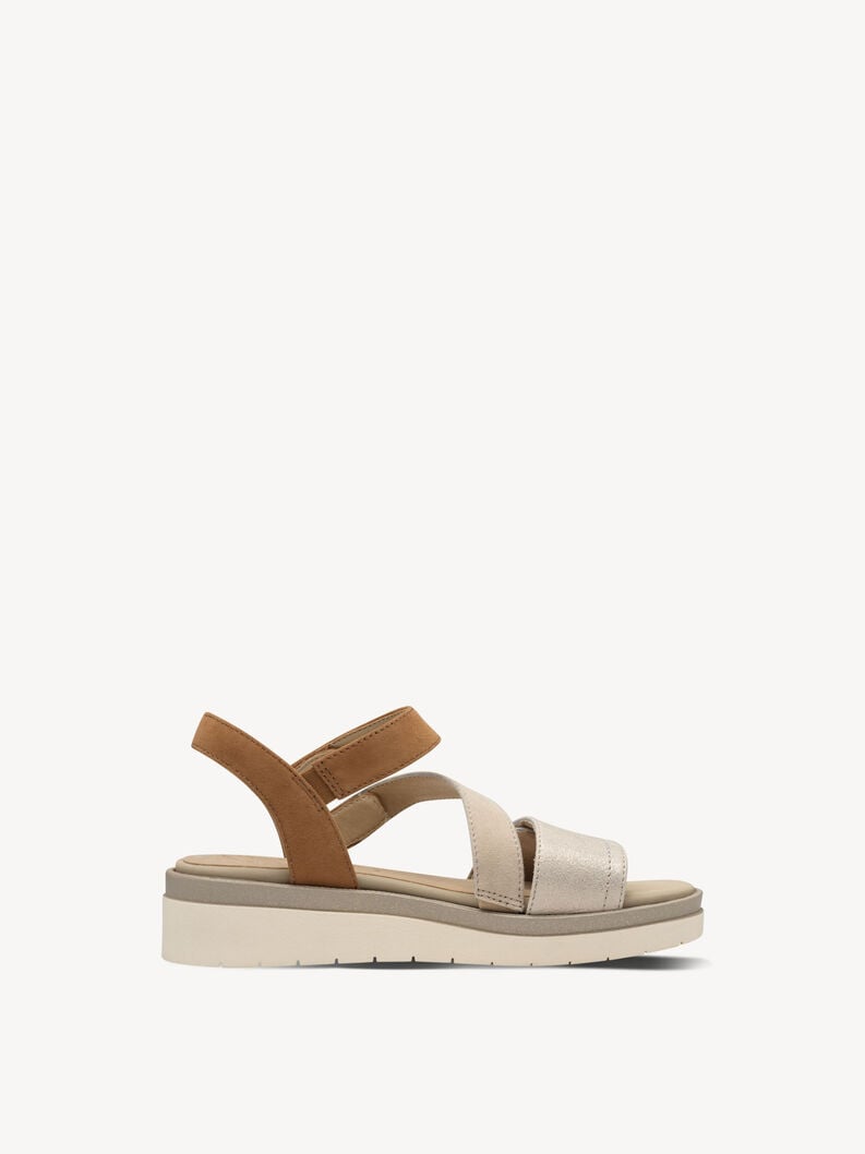 en cuir à talons hauts sandales - brun 8-88705-44-490 acheter tamaris sandales en ligne