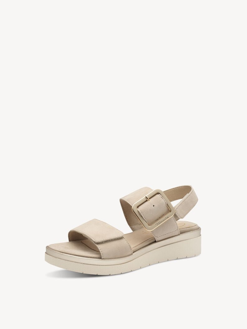 en cuir à talons hauts sandales - brun 8-88706-42-402 acheter tamaris sandales en ligne