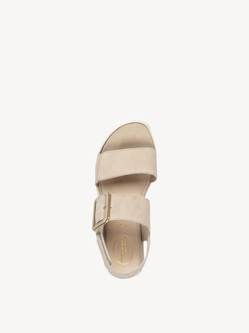 en cuir à talons hauts sandales - brun 8-88706-42-402 acheter tamaris sandales en ligne