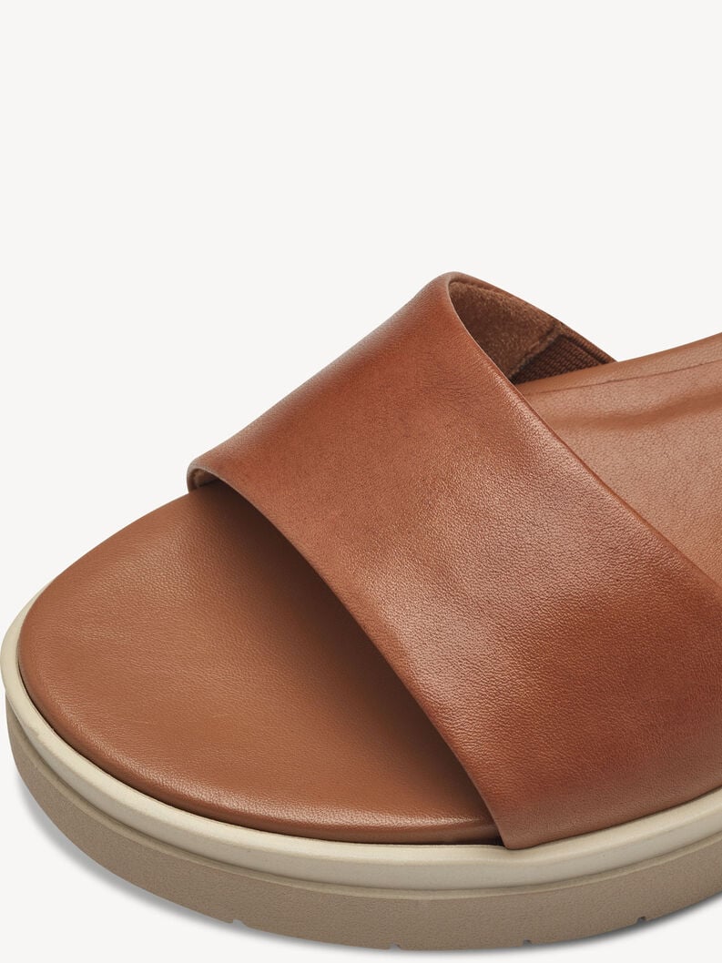 en cuir à talons hauts sandales - brun 8-88708-42-440 acheter tamaris sandales en ligne