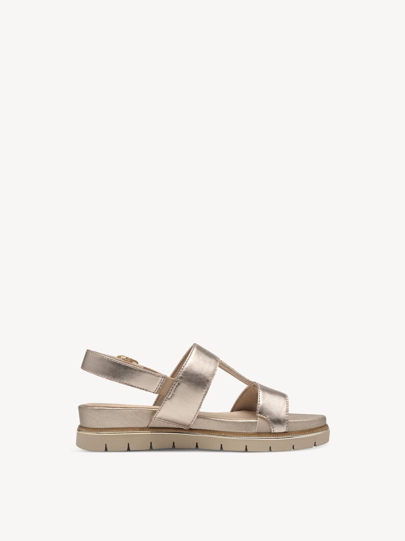 en cuir à talons hauts sandales - or 8-88709-44-909 acheter tamaris sandales en ligne