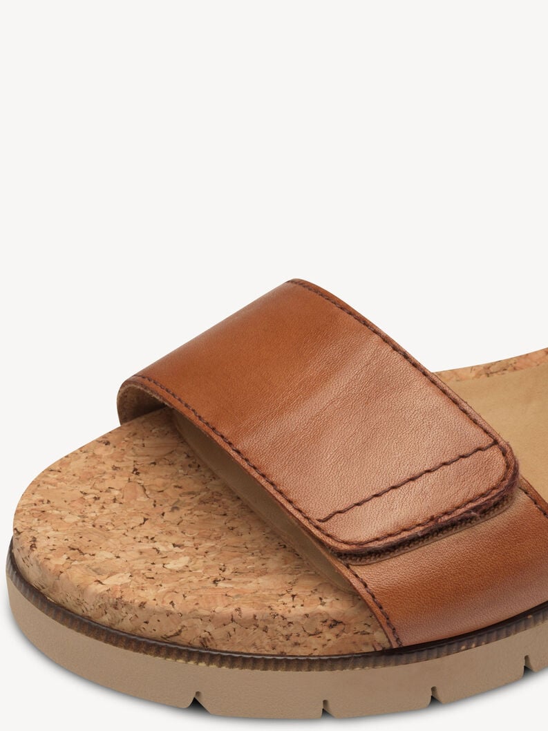 en cuir à talons hauts sandales - brun 8-88710-42-327 acheter tamaris sandales en ligne