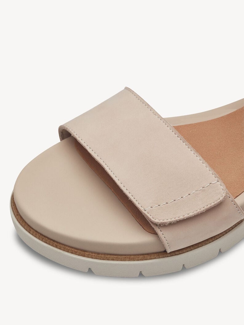 en cuir à talons hauts sandales - beige 8-88710-42-403 acheter tamaris sandales en ligne