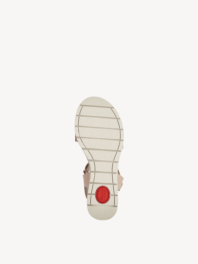 en cuir à talons hauts sandales - beige 8-88710-42-403 acheter tamaris sandales en ligne
