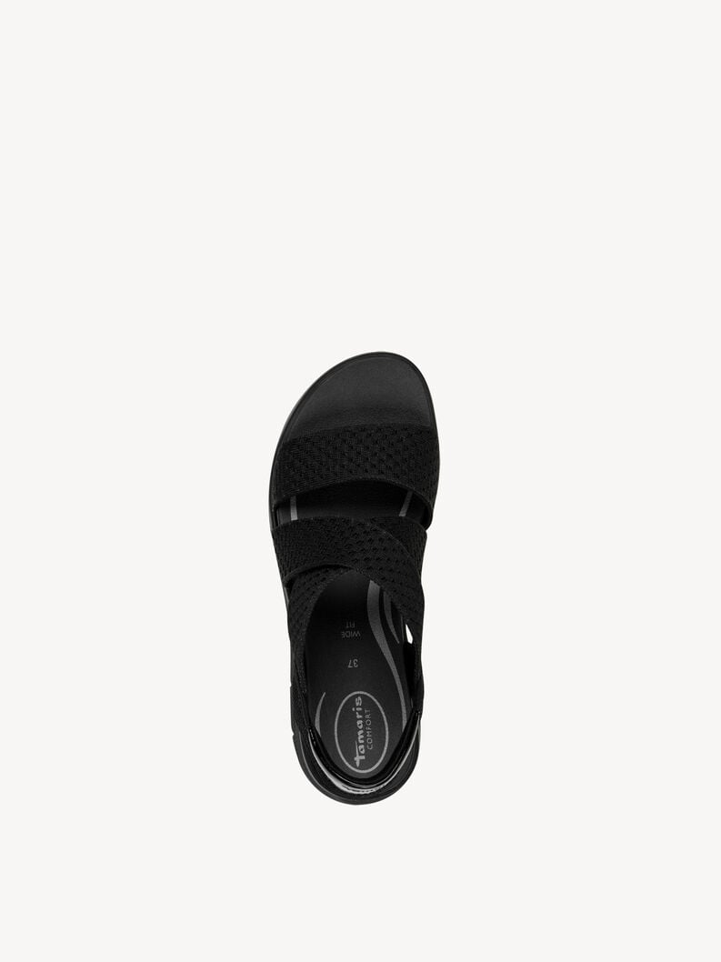 À talons hauts sandales - noir 8-88724-44-007 acheter tamaris sandales en ligne