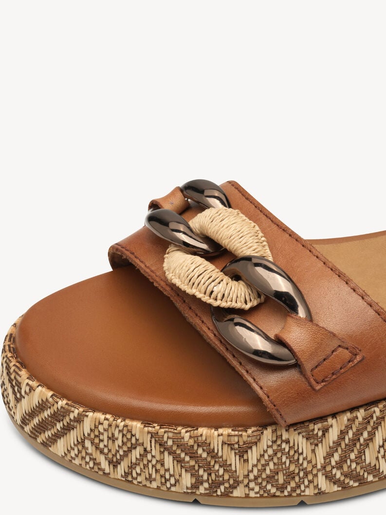 en cuir à talons hauts sandales - brun 8-88729-44-305 acheter tamaris sandales en ligne