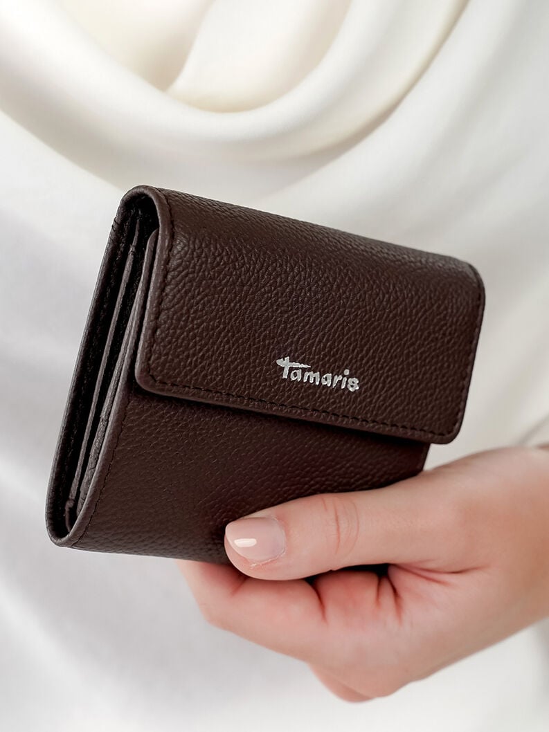 porte-monnaie en cuir - marron 50005-200 acheter tamaris sacs à main et étuis en ligne