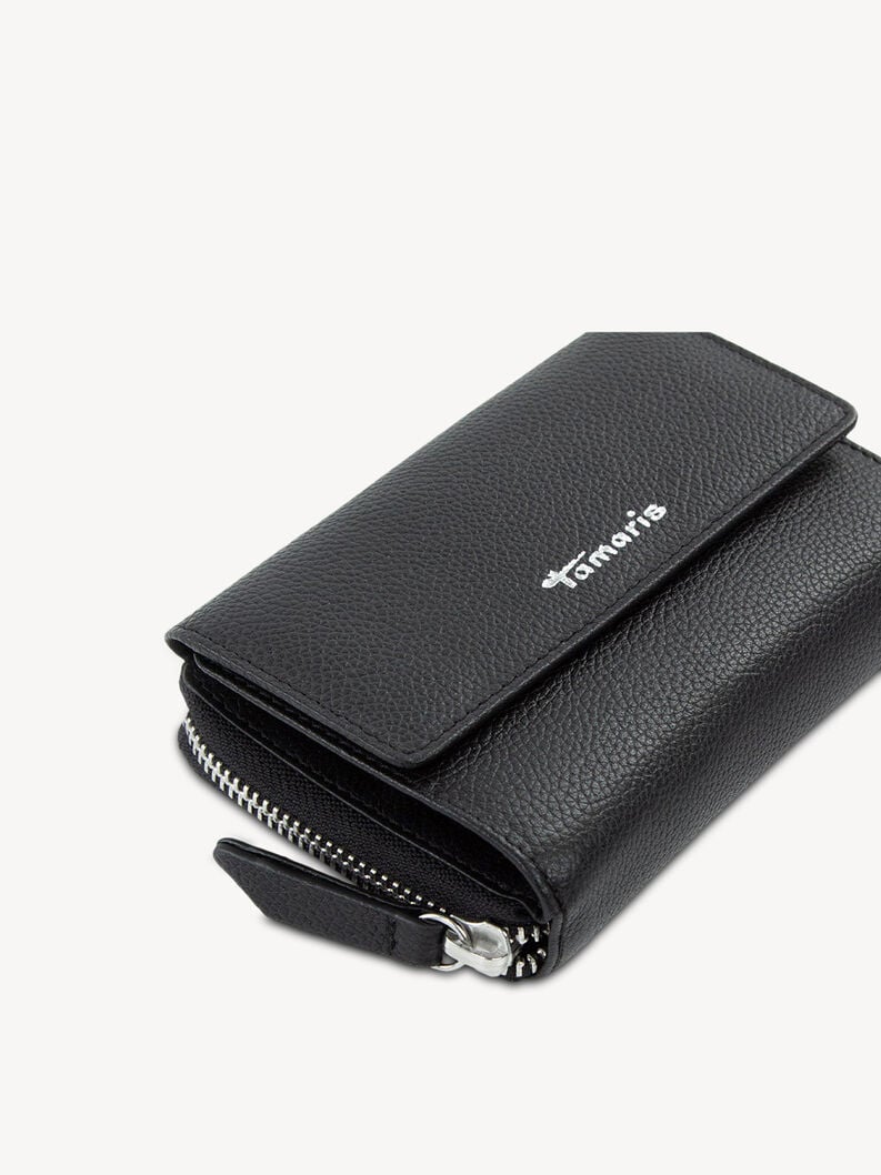 porte-monnaie en cuir - noir 50007-100 acheter tamaris sacs à main et étuis en ligne