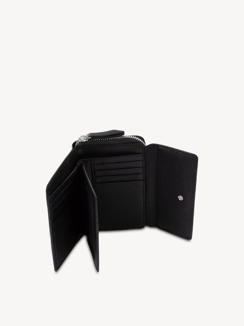 porte-monnaie en cuir - noir 50007-100 acheter tamaris sacs à main et étuis en ligne