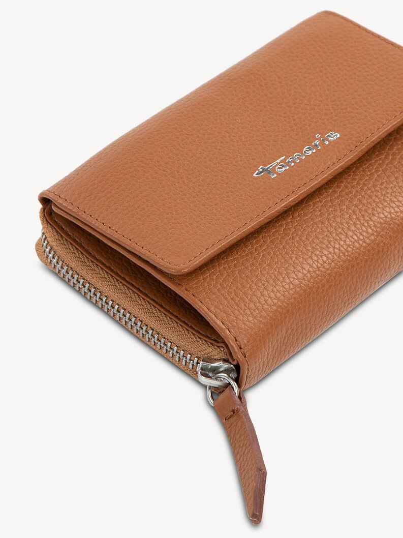 porte-monnaie en cuir - marron 50007-700 acheter tamaris sacs à main et étuis en ligne